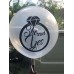 Jumbo 36'' helium balloon with sticker